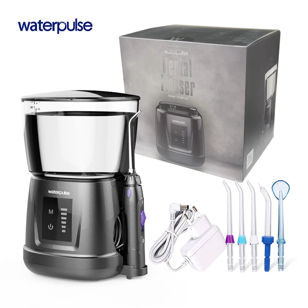 Waterpulse V700P Oral Irrigator Water Flosser 1000ml Capacity Dental Tooth Floss Tool Oral Irrigation Oral Hygiene With cover
Waterpulse V700P Oral Irrigator Water Flosser 1000ml Capacity Dental Tooth Floss Tool Oral Irrigation Oral Hygiene With cover