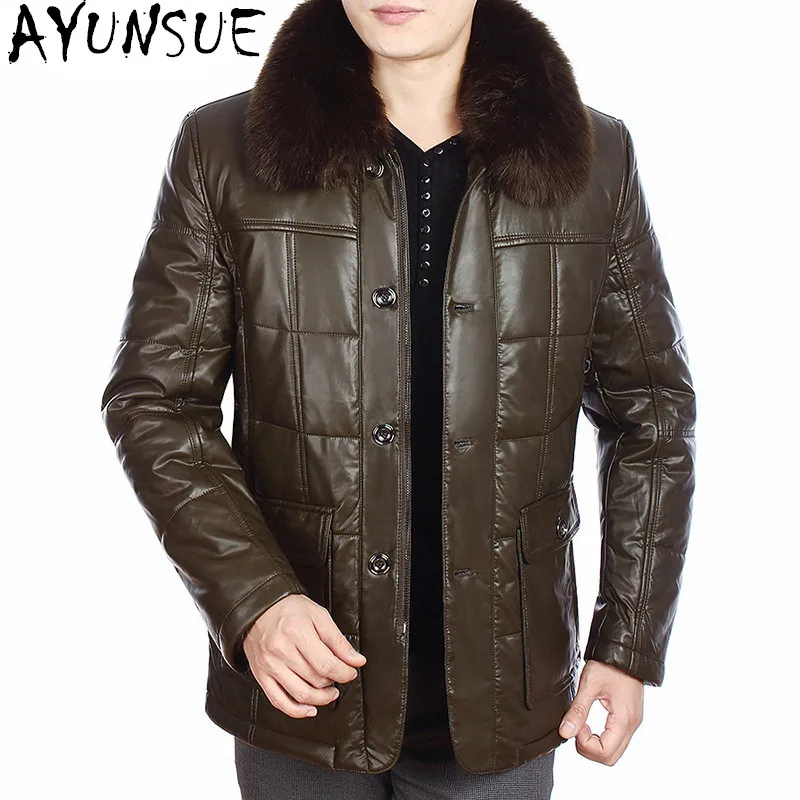 AYUNSUE High Quality PU Leather Jackets Jaqueta Masculina Inverno Thickness Parkas Winter Jacket Men Fashion Casual Coats WXF017
AYUNSUE High Quality PU Leather Jackets Jaqueta Masculina Inverno Thickness Parkas Winter Jacket Men Fashion Casual Coats WXF017