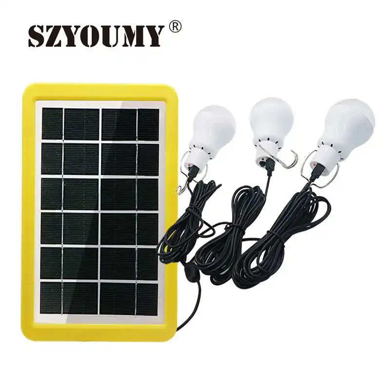 SZYOUMY 100 Outdoor Light 1 to 3 15W Solar Lamp Portable Bulb Solar Energy Lamp Led Lighting Solar Panel Camp Tent Fishing Light
SZYOUMY 100 Outdoor Light 1 to 3 15W Solar Lamp Portable Bulb Solar Energy Lamp Led Lighting Solar Panel Camp Tent Fishing Light