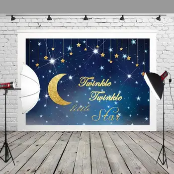 HUAYI Birthday Party Backdrop Golden Moon Night Blue Curtuin Twinkle Little Star For Baby Shower Photo Studio Prop W-937
HUAYI Birthday Party Backdrop Golden Moon Night Blue Curtuin Twinkle Little Star For Baby Shower Photo Studio Prop W-937