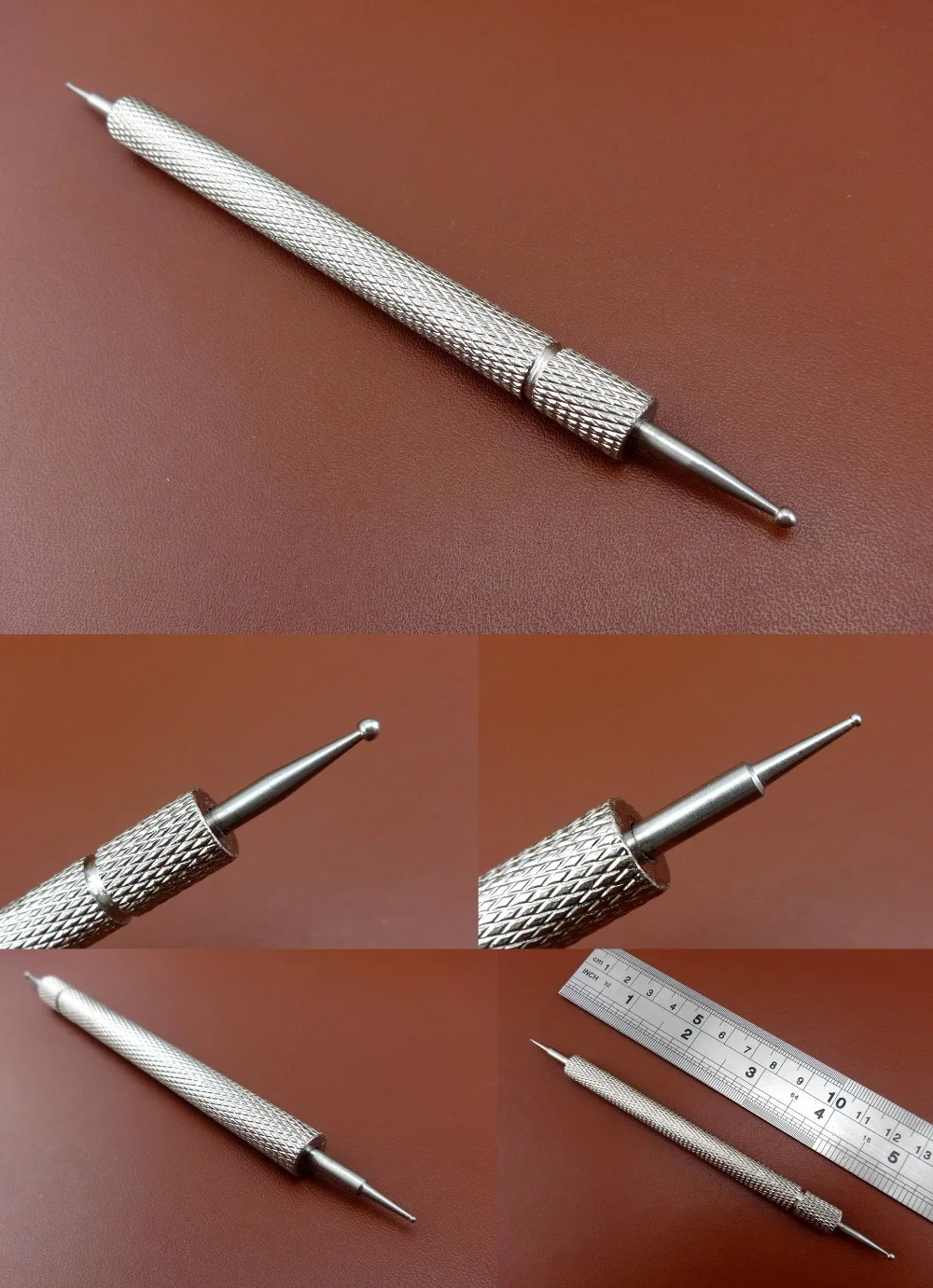 One Leather Craft Steel Dual Stylus Tipped Fine & Ball Point Modelling Carving Pen Tool - Stamp Knife Cutter Punch Chisel Edger
One Leather Craft Steel Dual Stylus Tipped Fine & Ball Point Modelling Carving Pen Tool - Stamp Knife Cutter Punch Chisel Edger