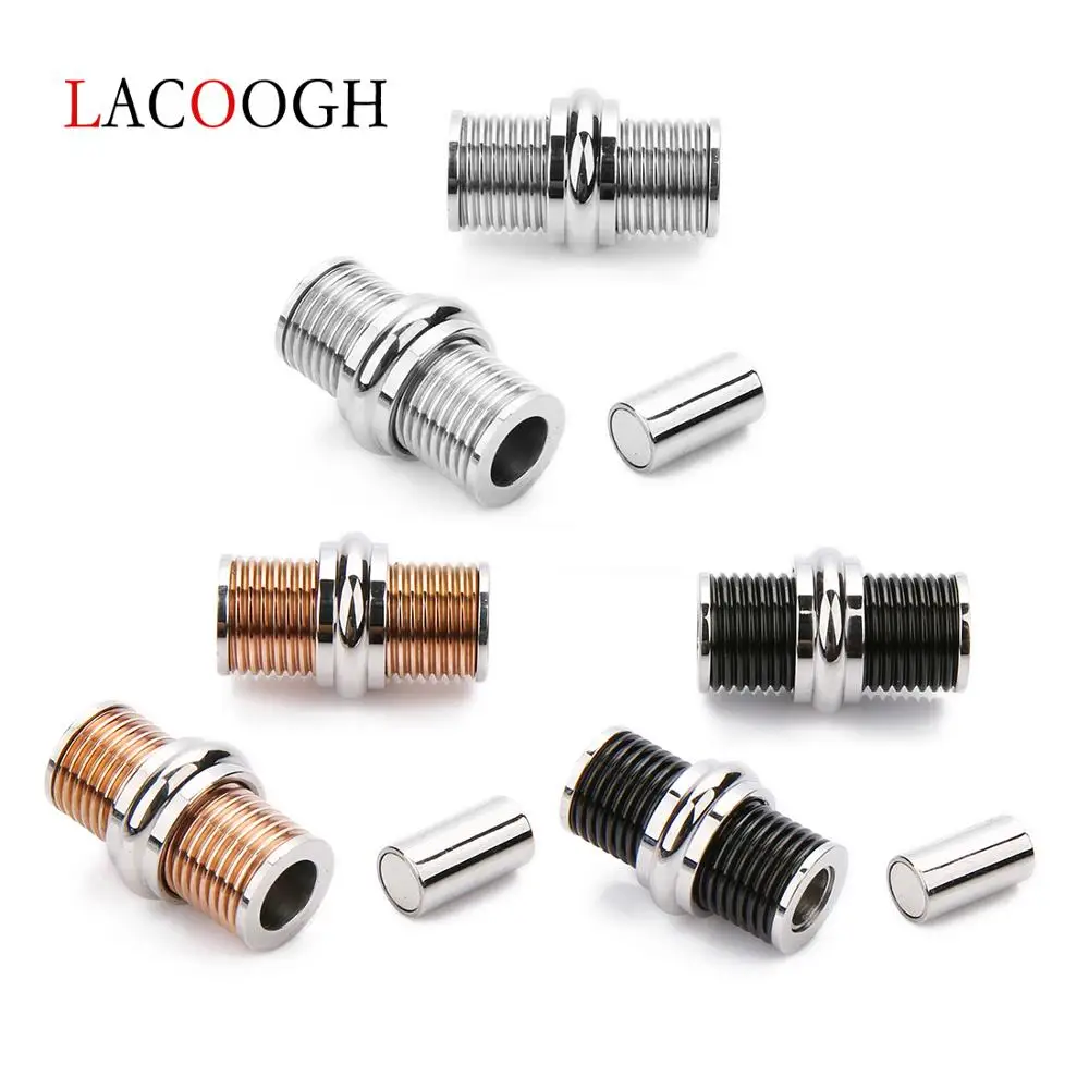 2pcs Inner Dia 5mm Stainless Steel Screw Double Color Strong Magnetic Clasps Bracelet End Connectors Diy Jewelry Making Findings
2pcs Inner Dia 5mm Stainless Steel Screw Double Color Strong Magnetic Clasps Bracelet End Connectors Diy Jewelry Making Findings