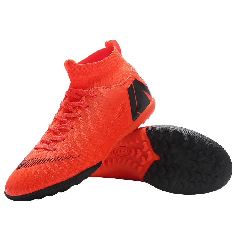 Men's Soccer Cleats High Ankle Football Shoes HTB1FZf8bbj1gK0jSZFuq6ArHpXat.jpg - Men's Soccer Cleats High Ankle Football Shoes