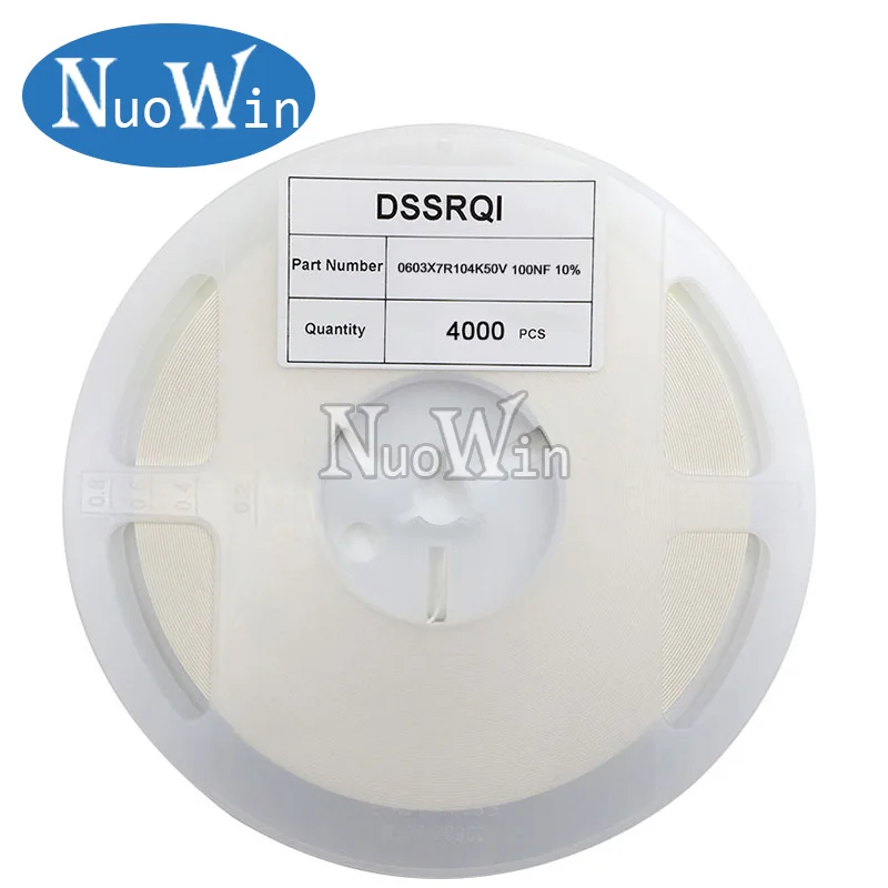 4000pcs 0603 SMD Chip Multilayer Ceramic Capacitor 0.5pF - 22uF 10pF 22pF 100pF 1nF 10nF 15nF 100nF 0.1uF 1uF 2.2uF 4.7uF 10uF
4000pcs 0603 SMD Chip Multilayer Ceramic Capacitor 0.5pF - 22uF 10pF 22pF 100pF 1nF 10nF 15nF 100nF 0.1uF 1uF 2.2uF 4.7uF 10uF