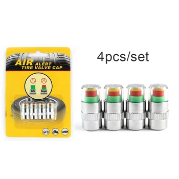 4PCS 2.4bar Car Tire Pressure Gauge Monitor Stem Cap 36psi Bicycle Motorcycle Auto Tyre Air Alert Valve Cap Cover Sensor 
4PCS 2.4bar Car Tire Pressure Gauge Monitor Stem Cap 36psi Bicycle Motorcycle Auto Tyre Air Alert Valve Cap Cover Sensor