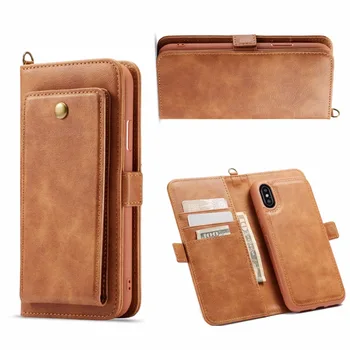 Wallet Case For iPhoneX XR Xs Max Leather Case 2 in 1 Luxury Case Magnetic Card Slot Zipper Wallet Cover for iPhone8 7 6s 6 Plus
Wallet Case For iPhoneX XR Xs Max Leather Case 2 in 1 Luxury Case Magnetic Card Slot Zipper Wallet Cover for iPhone8 7 6s 6 Plus