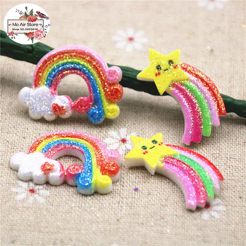 10pcs rainbow/star shiny colorful Resin Flat back Cabochon Art Supply Decoration Charm Craft
10pcs rainbow/star shiny colorful Resin Flat back Cabochon Art Supply Decoration Charm Craft