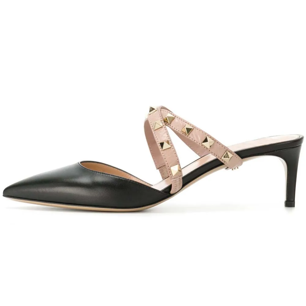Daiwenjie 2018 Fashion Shoes For Woman Rivets Studded Sandals Pointed Toe Thin Heels Slip On Mules Dress Ladies Sho
Daiwenjie 2018 Fashion Shoes For Woman Rivets Studded Sandals Pointed Toe Thin Heels Slip On Mules Dress Ladies Sho