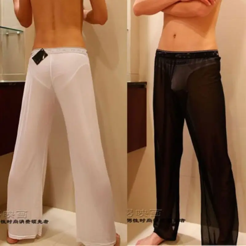Hot Sexy Mesh Sheer Perspective Pant Sheer Transparent Loose Thin Leisure Lounge Pants Nightwear Sleep Bottoms Pyjama Trousers
Hot Sexy Mesh Sheer Perspective Pant Sheer Transparent Loose Thin Leisure Lounge Pants Nightwear Sleep Bottoms Pyjama Trousers
