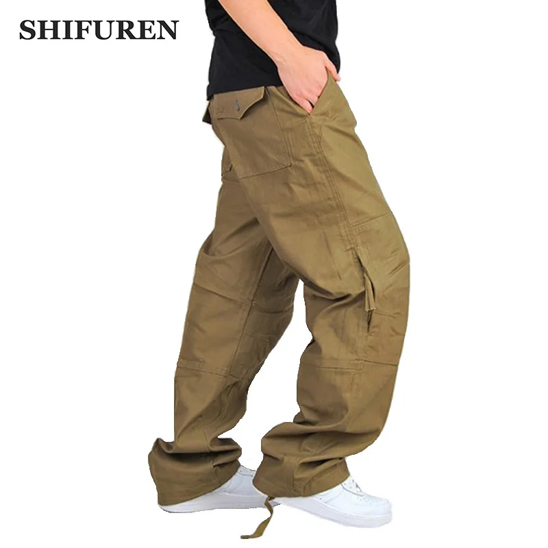 SHIFUREN 30-40 Plus size Men's Cargo Pants Multi Pocket Military Overall Workwear Long Trousers Male Causal Cotton Baggy Pants
SHIFUREN 30-40 Plus size Men's Cargo Pants Multi Pocket Military Overall Workwear Long Trousers Male Causal Cotton Baggy Pants