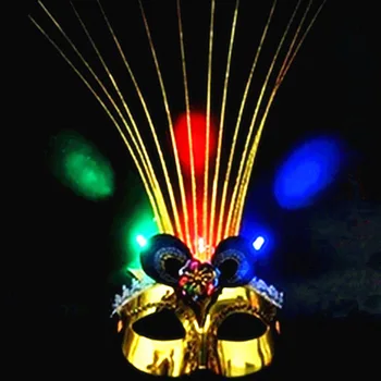 Halloween Mask Light Up LED Party Masks Peaock Venetian Ball Funny Masks Festival Cosplay Costume Supplies Glow In Dark Purim
Halloween Mask Light Up LED Party Masks Peaock Venetian Ball Funny Masks Festival Cosplay Costume Supplies Glow In Dark Purim