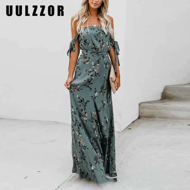 UULZZOR Maxi Dress Women Off The Shoulder Slash Neck Print Summer Dresses Party Womens Clothing 2019 Long Dress Plus Size
UULZZOR Maxi Dress Women Off The Shoulder Slash Neck Print Summer Dresses Party Womens Clothing 2019 Long Dress Plus Size