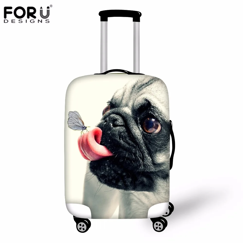 FORUDESIGNS Luggage Suitcase Protective Cover 3D Pug Bulldog Print Elastic Trolley Case Covers For 18-30 Inch Travel Accessories
FORUDESIGNS Luggage Suitcase Protective Cover 3D Pug Bulldog Print Elastic Trolley Case Covers For 18-30 Inch Travel Accessories