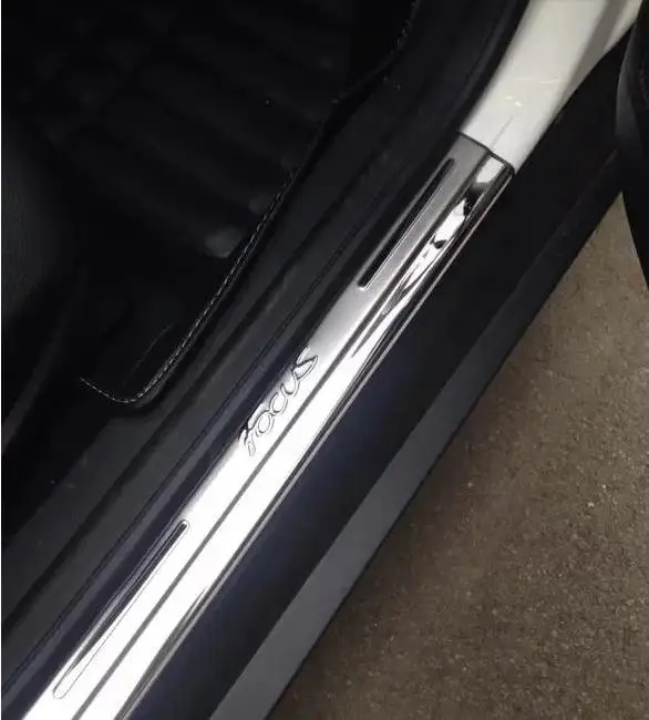 High-quality Stainless Steel Door Sill Scuff Plate Trim Car Accessories for Ford Focus 3 2 Hatchback Sedan 2005-2016
High-quality Stainless Steel Door Sill Scuff Plate Trim Car Accessories for Ford Focus 3 2 Hatchback Sedan 2005-2016