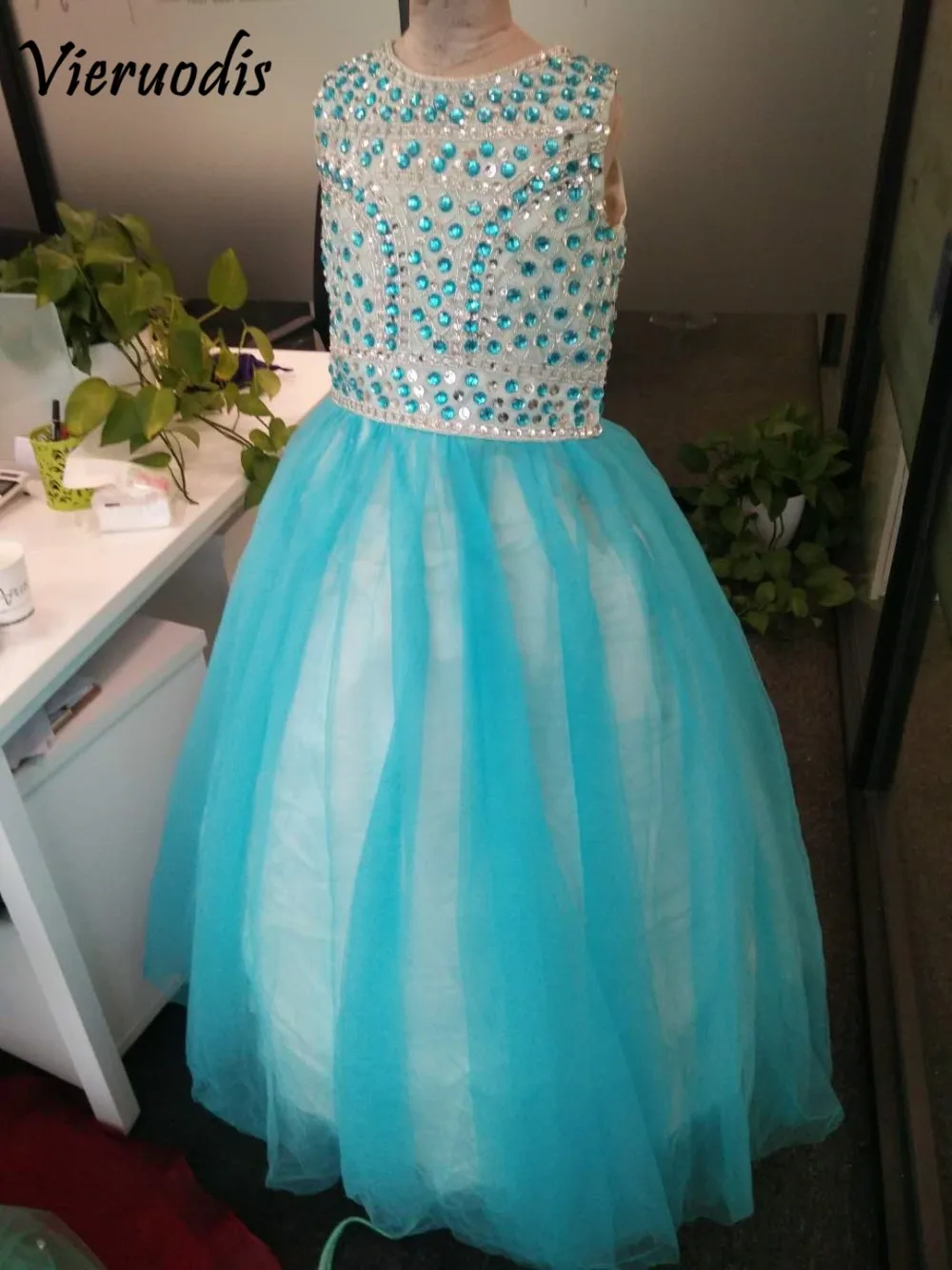 3840 Fashion A-line kids ball gown for pageant Rhinestone girls flower dresses In shoc
3840 Fashion A-line kids ball gown for pageant Rhinestone girls flower dresses In shoc