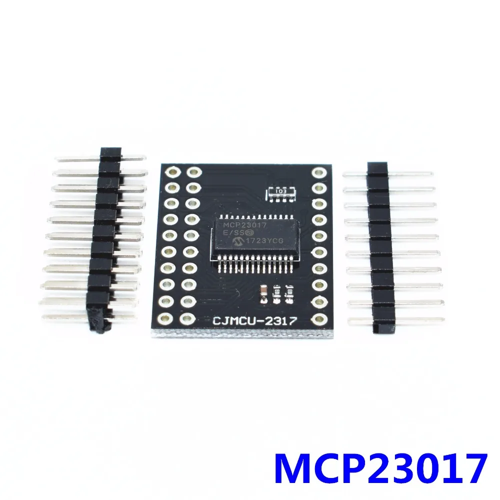MCP23017 Serial Interface Module IIC I2C SPI MCP23S17 Bidirectional 16-Bit I/O Expander Pins 10Mhz Serial Interface Module
MCP23017 Serial Interface Module IIC I2C SPI MCP23S17 Bidirectional 16-Bit I/O Expander Pins 10Mhz Serial Interface Module