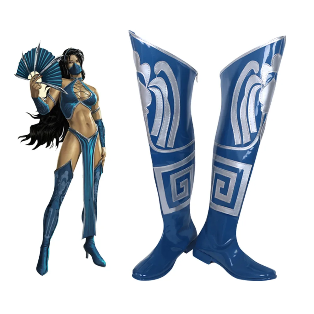 Mortal Kombat 9 Kitana Cosplay Shoes Boots Halloween Cosplay Accessories Adult Women
Mortal Kombat 9 Kitana Cosplay Shoes Boots Halloween Cosplay Accessories Adult Women