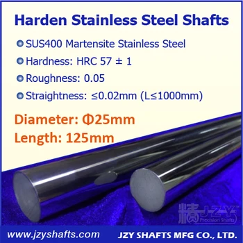 Dia 25mm L125mm 3pcs/lot sus400 stainless linear shaft hardened surface linear rail shaft HRC 57 high precision 3d printer part
Dia 25mm L125mm 3pcs/lot sus400 stainless linear shaft hardened surface linear rail shaft HRC 57 high precision 3d printer part