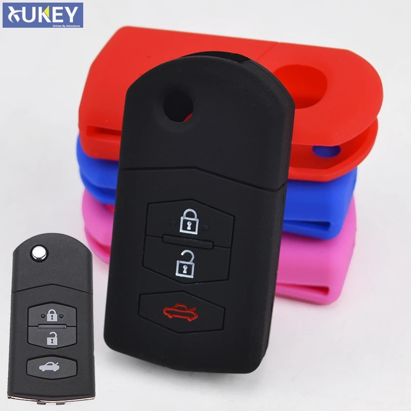 Fit For Mazda 2 Demio 3 5 6 M5 CX7 CX9 RX8 MX5 MPV Keyring Case Fob Shell Skin Holder 3 Button Silicone Remote Flip Key Cover
Fit For Mazda 2 Demio 3 5 6 M5 CX7 CX9 RX8 MX5 MPV Keyring Case Fob Shell Skin Holder 3 Button Silicone Remote Flip Key Cover