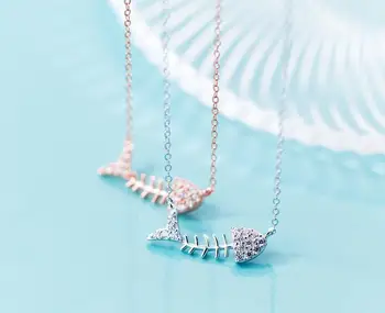 1pc Authentic 100%REAL. 925 Sterling Silver FINE Jewelry Sea Animal Fishbone white zirconia aaa+ Necklace pendant GTLx1713
1pc Authentic 100%REAL. 925 Sterling Silver FINE Jewelry Sea Animal Fishbone white zirconia aaa+ Necklace pendant GTLx1713