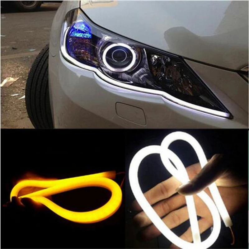2x 30cm 12V Turn Signal Light Flexible Silicon Car LED Strip Lights Daytime Running Light Tube AUTO DRL Blue/White /Yellow
2x 30cm 12V Turn Signal Light Flexible Silicon Car LED Strip Lights Daytime Running Light Tube AUTO DRL Blue/White /Yellow