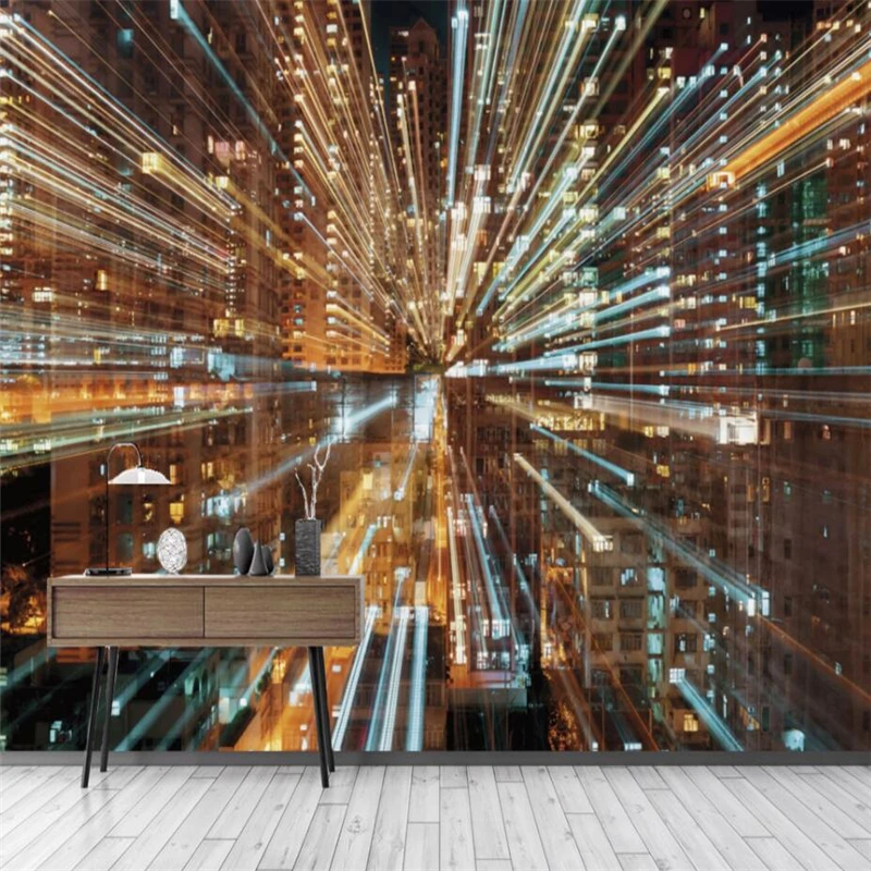 beibehang Three-dimensional high-rise building city night light background wall custom large mural green wallpaper
beibehang Three-dimensional high-rise building city night light background wall custom large mural green wallpaper
