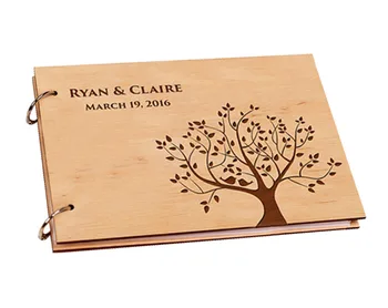 Personalized Anniversary Gift Wedding Guest Album Wooden Bridal Shower Book Custom Special Wedding Guest Book for Signature
Personalized Anniversary Gift Wedding Guest Album Wooden Bridal Shower Book Custom Special Wedding Guest Book for Signature