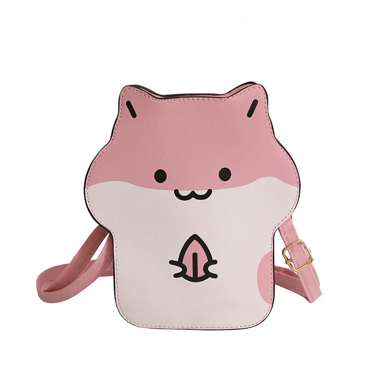 Japan and South Korea Type Cute Cartoon PU Women Bag Childlike Small Bag Personality Tide Small Hamster Clutch Bag Shoulder bag
Japan and South Korea Type Cute Cartoon PU Women Bag Childlike Small Bag Personality Tide Small Hamster Clutch Bag Shoulder bag