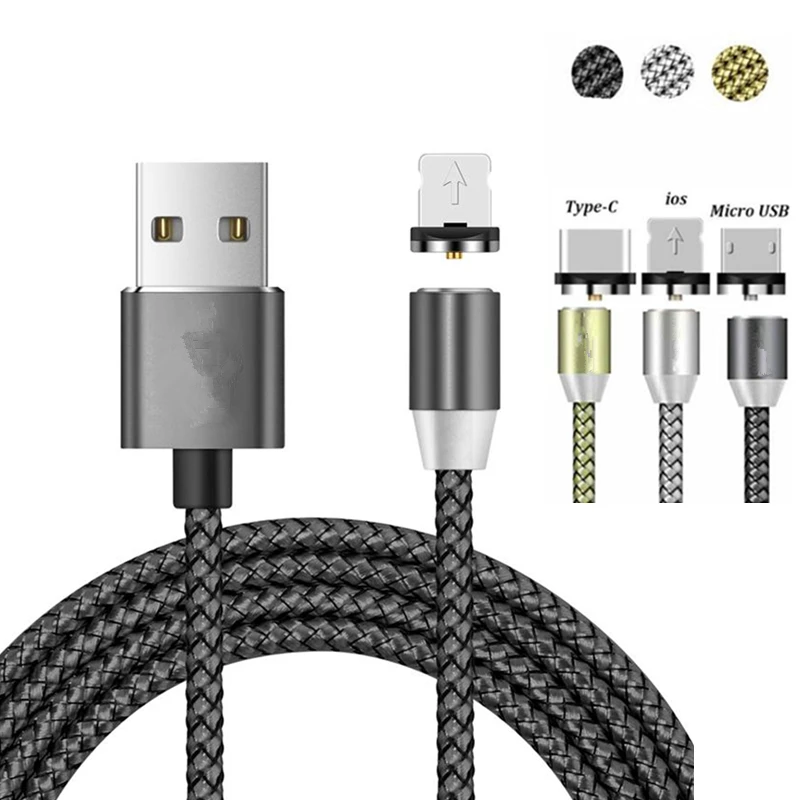1m Fast Charging Magnetic Micro USB Cable USB Type C Cable For iphone 7 cable Phone Adapter For Samsung a50 Xiaomi 8 se Huawei
1m Fast Charging Magnetic Micro USB Cable USB Type C Cable For iphone 7 cable Phone Adapter For Samsung a50 Xiaomi 8 se Huawei