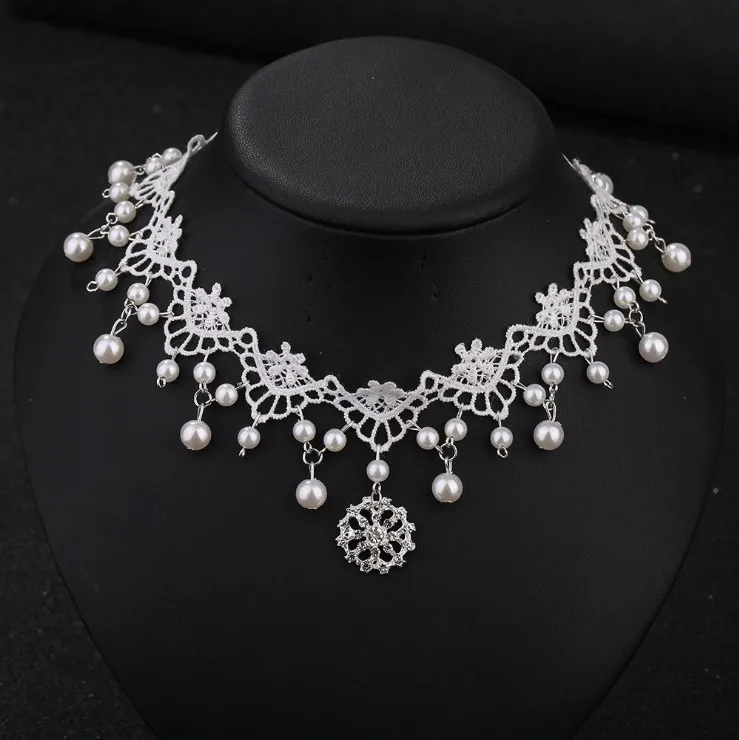 Gothic Lolita Choker Necklace Bridal Elegant Lace Flower Jewelry Statement Womens Necklaces Colar 2019 Necklaces&Pendants Sale
Gothic Lolita Choker Necklace Bridal Elegant Lace Flower Jewelry Statement Womens Necklaces Colar 2019 Necklaces&Pendants Sale
