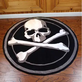 Large! Thick! Acrylic Skull Round Carpet trend personality black and white living room sofa bed bedroom fashion rug room mat
Large! Thick! Acrylic Skull Round Carpet trend personality black and white living room sofa bed bedroom fashion rug room mat