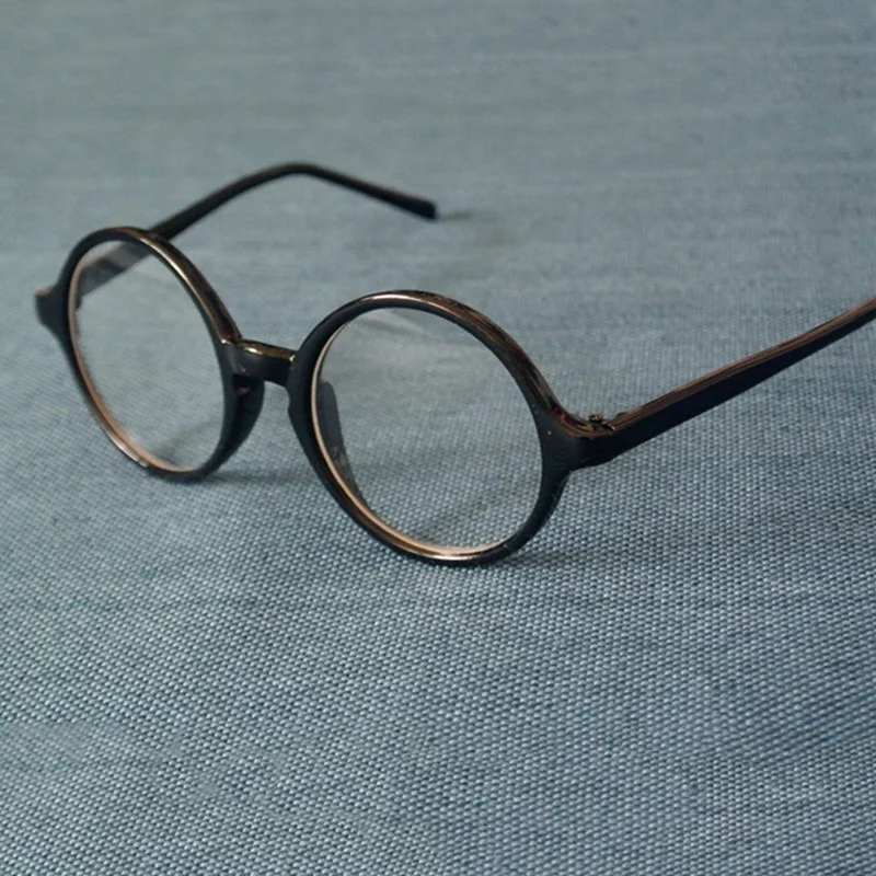 Круглые очки Cubojue для мужчин и женщин мужские круглые оправа черные прозрачные