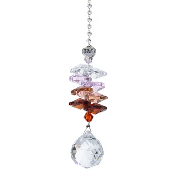 H&D 20mm Clear Crystal Faceted Ball with Octagonal Beads Hanging Prisms Window Pendant Rainbow Suncatcher for Room Decoration
H&D 20mm Clear Crystal Faceted Ball with Octagonal Beads Hanging Prisms Window Pendant Rainbow Suncatcher for Room Decoration