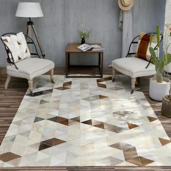 Imported Cowhide Carpet Livingroom Home Decor Fur Carpet Bedroom Sofa Coffee Table Rug Eco-Friendly Splicing Skin Floor Mat
Imported Cowhide Carpet Livingroom Home Decor Fur Carpet Bedroom Sofa Coffee Table Rug Eco-Friendly Splicing Skin Floor Mat