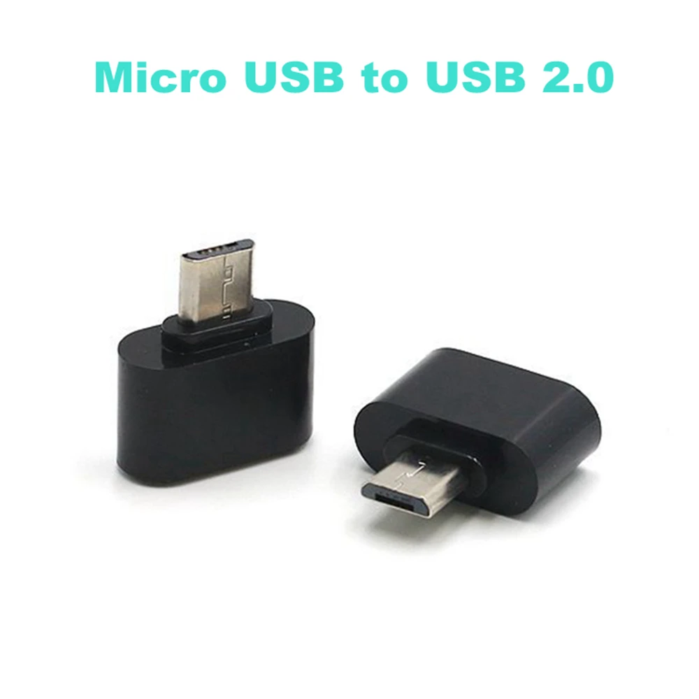 2pcs Micro USB OTG Adapter Micro USB Male to USB 2.0 Female Adapter Converter for Samsung Xiaomi LG Huawei Android Mobile Phones
2pcs Micro USB OTG Adapter Micro USB Male to USB 2.0 Female Adapter Converter for Samsung Xiaomi LG Huawei Android Mobile Phones