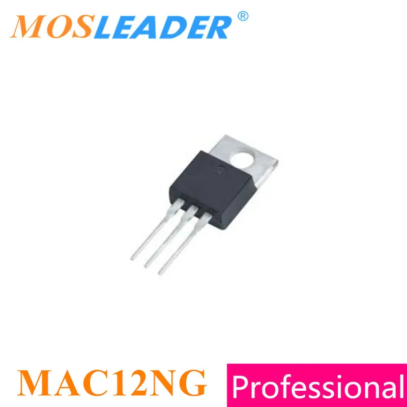 Mosleader MAC12NG TO220 100PCS MAC12 800V 12A MAC12N Silicon Bidirectional Thyristors Made in China High quality
Mosleader MAC12NG TO220 100PCS MAC12 800V 12A MAC12N Silicon Bidirectional Thyristors Made in China High quality