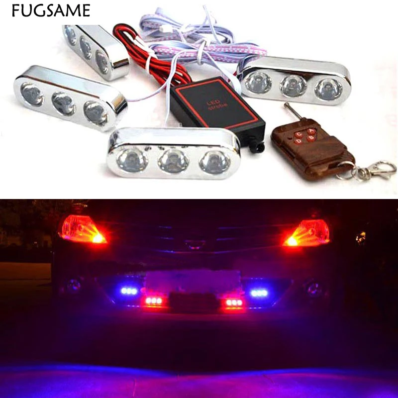3LED*4 12 led White Universal Car Truck Daytime Running light Auto Fog flash lamp wireless remote control spotlights lamp
3LED*4 12 led White Universal Car Truck Daytime Running light Auto Fog flash lamp wireless remote control spotlights lamp