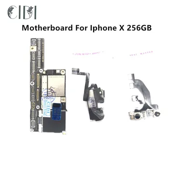 CIDI For iPhone X 10 Used Unlocked Original Motherboard With Face ID 256GB IOS Logic board With Full Chips Mainboard
CIDI For iPhone X 10 Used Unlocked Original Motherboard With Face ID 256GB IOS Logic board With Full Chips Mainboard