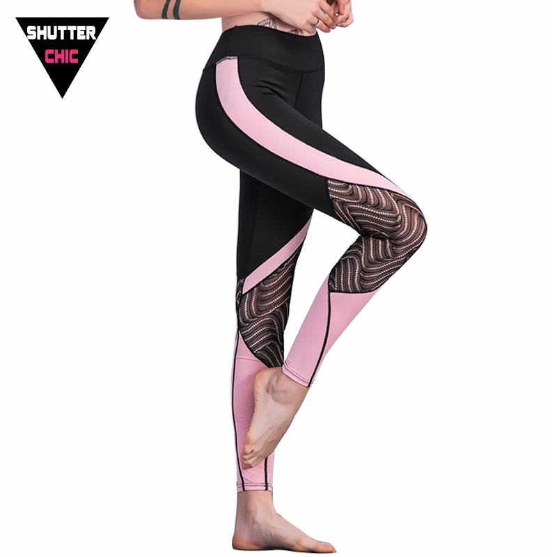 Shutterchic Mesh Sports Leggings Yoga Pant High Quality Running Tights Winter Elastic Trouser For Women Black Pink Patchwork
Shutterchic Mesh Sports Leggings Yoga Pant High Quality Running Tights Winter Elastic Trouser For Women Black Pink Patchwork