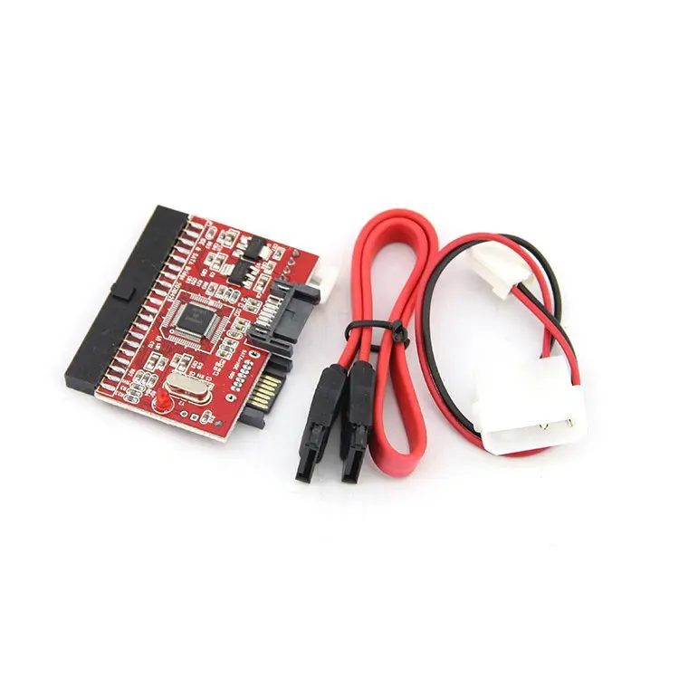 IDE to SATA or SATA to IDE Serial to Parallel Converter Adaptor ATA Bi-Directional Card red
IDE to SATA or SATA to IDE Serial to Parallel Converter Adaptor ATA Bi-Directional Card red