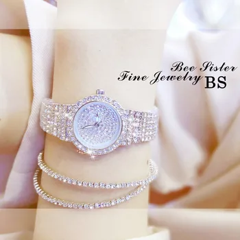 Luxury Women's Quartz Watch Full Rhinestone Elegant Dress Women's Watch Rhinestone Alloy Bracelet Available in Three Colors
Luxury Women's Quartz Watch Full Rhinestone Elegant Dress Women's Watch Rhinestone Alloy Bracelet Available in Three Colors