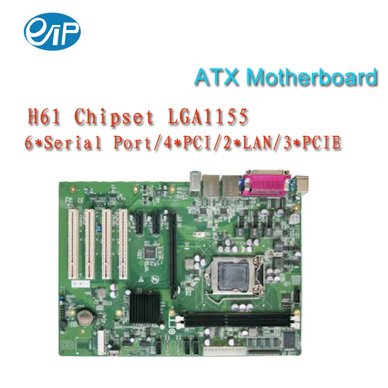 H61Chipset LGA1155 industrial Motherboard with 6*Serial port/4*PCI/2*LAN/3*PCIE
H61Chipset LGA1155 industrial Motherboard with 6*Serial port/4*PCI/2*LAN/3*PCIE