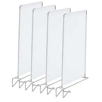 4Pcs Closet Divider Shelf Space Saving Shelves Wire Design Pp Wardrobe Chest Partition Clothes Storage Rack Drawer Organizer 
4Pcs Closet Divider Shelf Space Saving Shelves Wire Design Pp Wardrobe Chest Partition Clothes Storage Rack Drawer Organizer