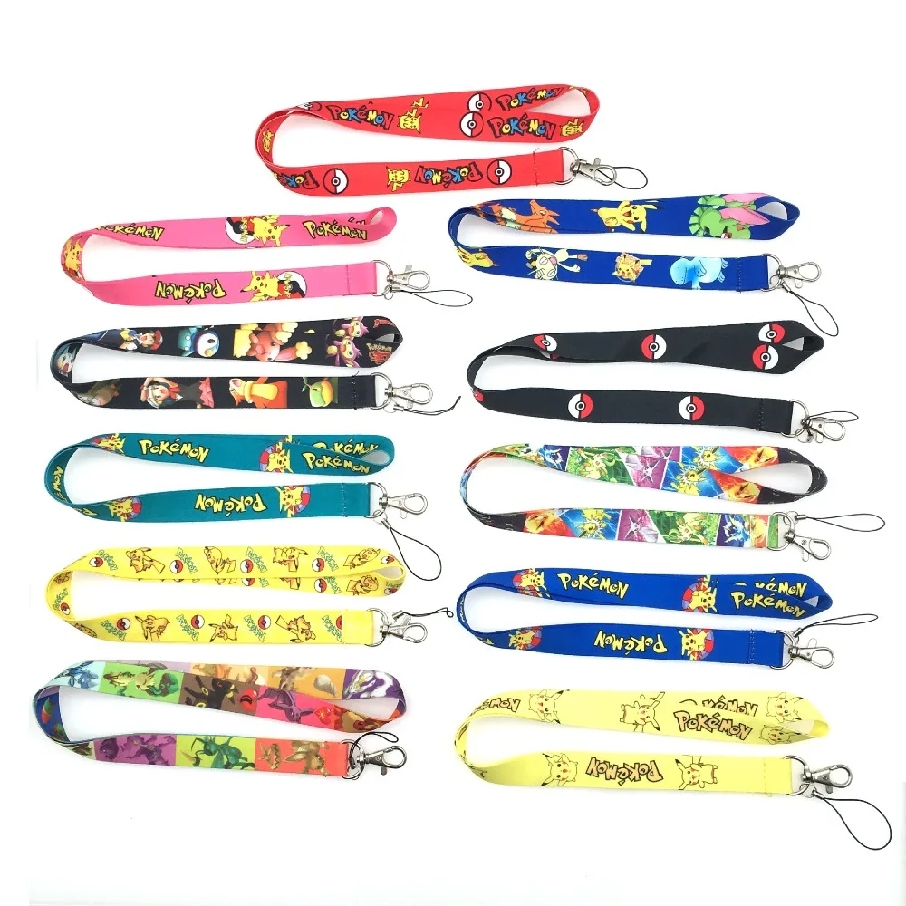 10PCS Pokemon Go Cute Pikachu Neck Strap Lanyard for Phones ID card badge holder keychain Keys Strap Mewtwo Eevee Cosplay Gifts
10PCS Pokemon Go Cute Pikachu Neck Strap Lanyard for Phones ID card badge holder keychain Keys Strap Mewtwo Eevee Cosplay Gifts