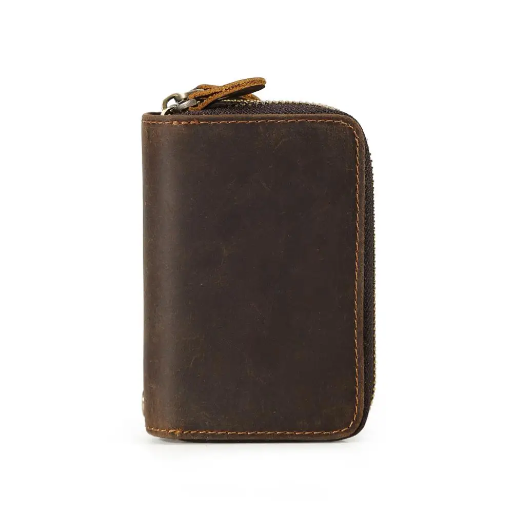 Tiding Genuine leather card bag barrier wallet brown credit card holder bi-fold short clutch bag Coin Purse purse unisex 9244
Tiding Genuine leather card bag barrier wallet brown credit card holder bi-fold short clutch bag Coin Purse purse unisex 9244