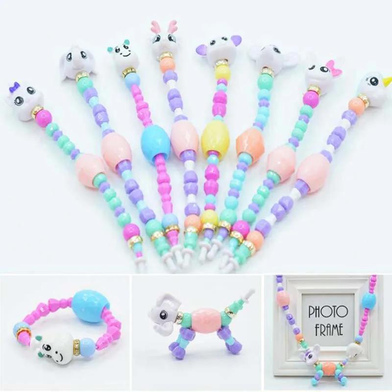 DIY Magic Animal Bracelets Deformation Cartoon Twisting Bracelets Classic Creative Beads Children Toys for Girls Christmas Gifts
DIY Magic Animal Bracelets Deformation Cartoon Twisting Bracelets Classic Creative Beads Children Toys for Girls Christmas Gifts