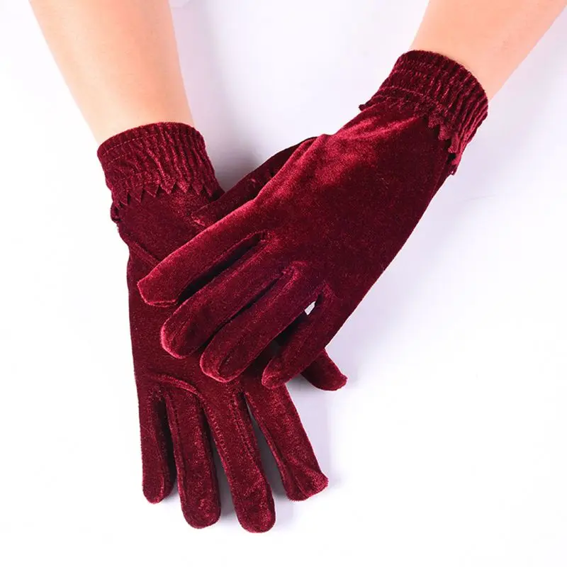 Fashion Elegant Female Velvet Wool Touch Screen Gloves Winter Women Warm Full Finger Leather Gloves
Fashion Elegant Female Velvet Wool Touch Screen Gloves Winter Women Warm Full Finger Leather Gloves