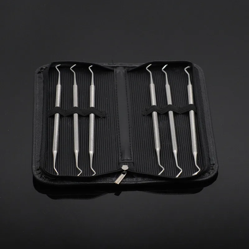 Dental 6Pcs/Set Excavator Restorative Spoon Dentistry Instrument Tooth Whitening Pick Whientener Bleah Remove Stain
Dental 6Pcs/Set Excavator Restorative Spoon Dentistry Instrument Tooth Whitening Pick Whientener Bleah Remove Stain