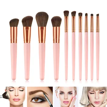 2019 HOT NEW 10pcs Makeup Brushes Set Pink Handle Soft Hair Multifunctional Cosmetic Tools Kit
2019 HOT NEW 10pcs Makeup Brushes Set Pink Handle Soft Hair Multifunctional Cosmetic Tools Kit