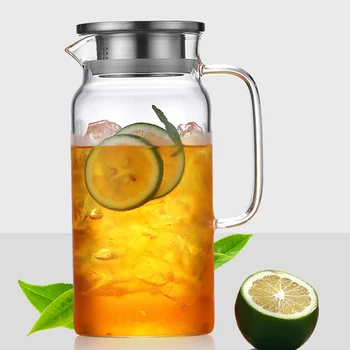 Heat Resistant Glass Teapot Large Capacity Clear Coffee Juice Bottles Loose Leaf Tea Pot Tool For Home Office
Heat Resistant Glass Teapot Large Capacity Clear Coffee Juice Bottles Loose Leaf Tea Pot Tool For Home Office